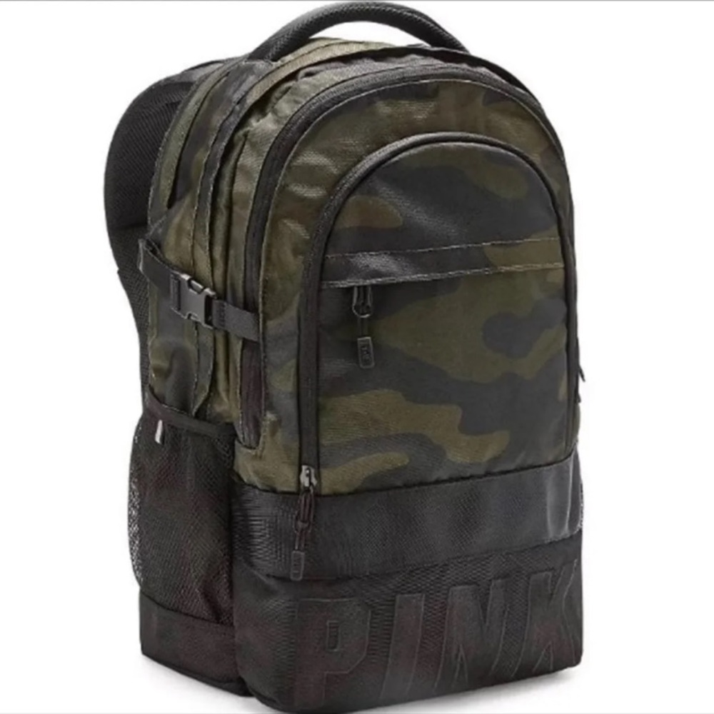 VS Pink Camo Backpack